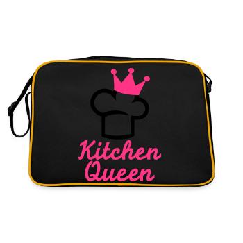 Kitchen Queen - Retro Bag - black/gold - Back