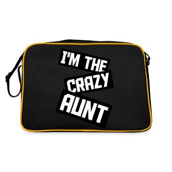 at The Crazy Aunt - Retro Bag - black/gold - Back