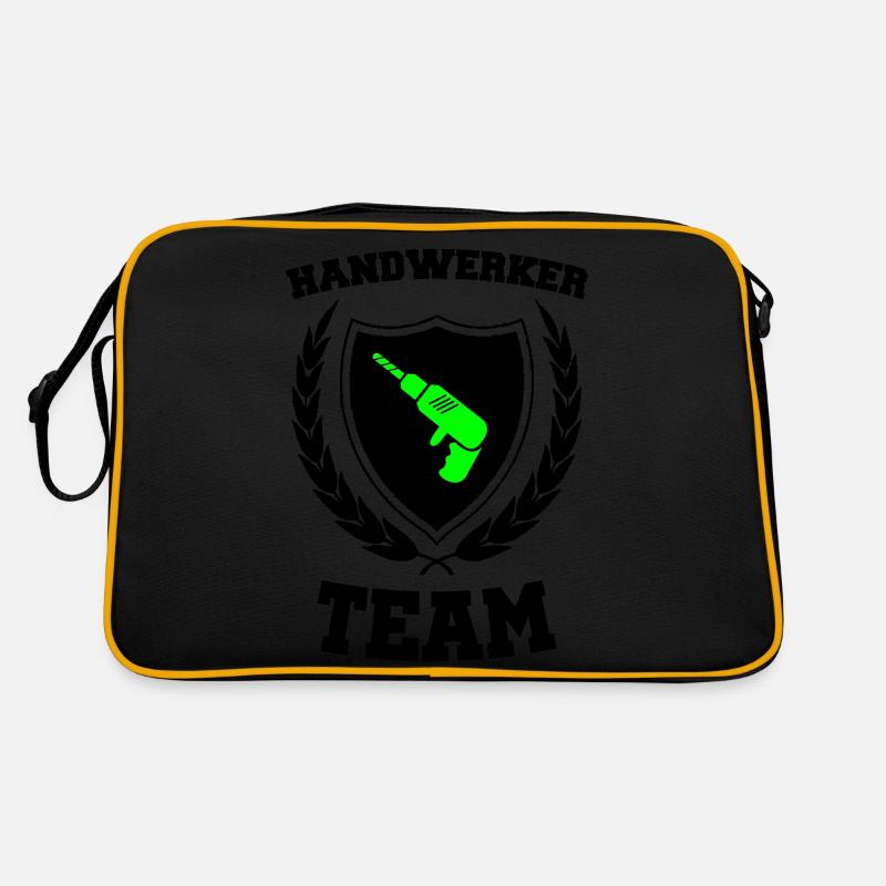 Handwerker Team 01 Retro Tasche