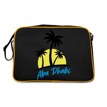 Abou Dhabi - Sac Retro - noir/or - Dos