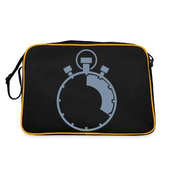 Chronomètre 02 - Sac Retro - noir/or - Dos