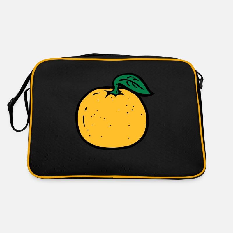 orange Retro Tasche