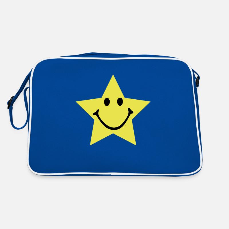 Stern - Smiley Retro Tasche