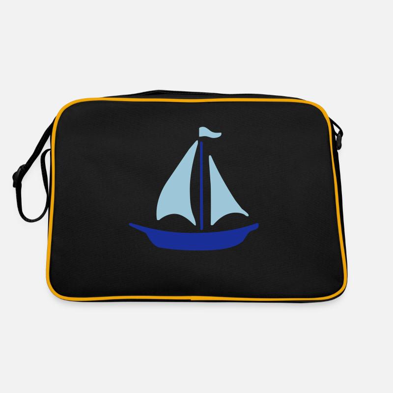 segelboot - boot - segeln Retro Tasche