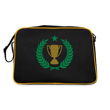 Couronne de laurier (Coupe) 01 - Sac Retro - noir/or - Dos
