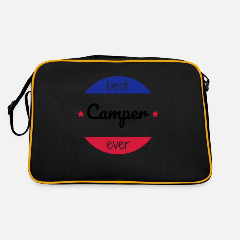 Campingplatz / Camper / Camping / Camp Retro Tasche