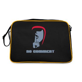 No Comment T-shirt for every occasion - Retro Bag - black/gold - Back