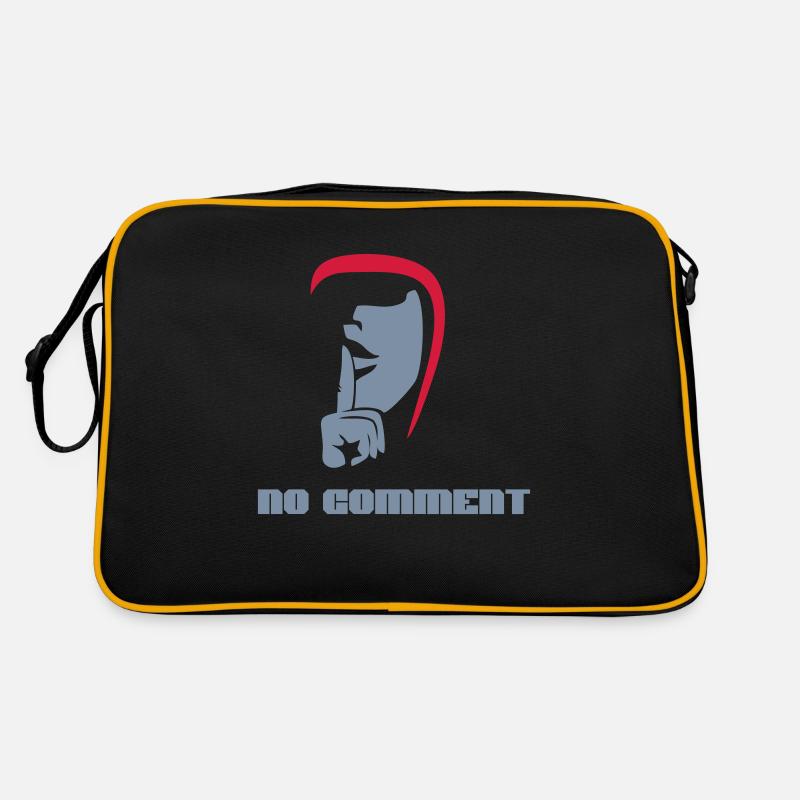 No Comment T-shirt for every occasion Retro Bag