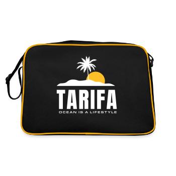 Tarifa - Ocean is a lifestyle - Retro Bag - black/gold - Back