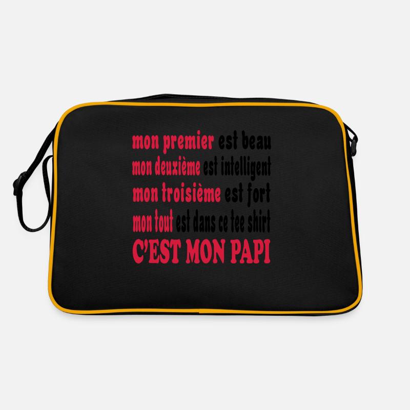 MEILLEUR PAPI Sac Retro