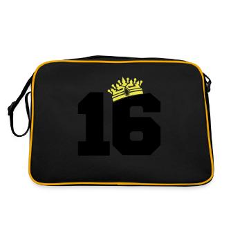 16 king - Retro Bag - black/gold - Back