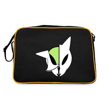 Aliekuroeil - Sac Retro - noir/or - Dos
