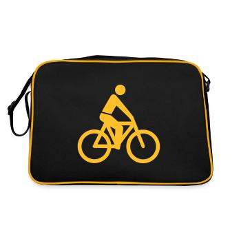 Vélo - Sac Retro - noir/or - Dos