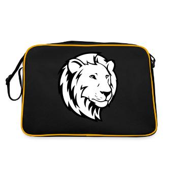lion - Sac Retro - noir/or - Dos