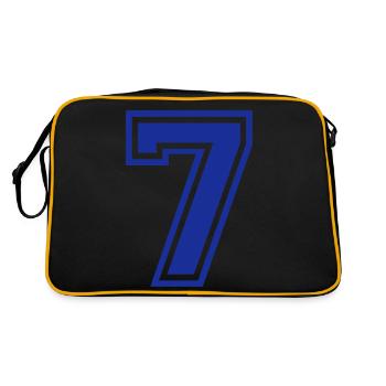 7 - Retro Bag - black/gold - Back