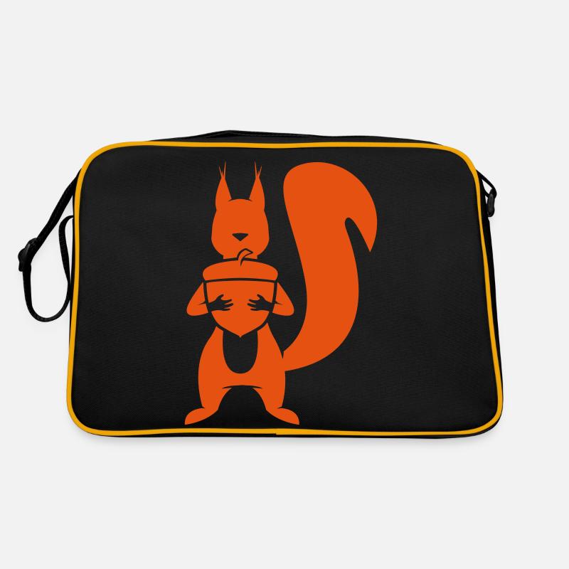 Eichhörnchen / Squirrel Retro Tasche