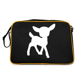 fawn - Retro Bag - black/gold - Back