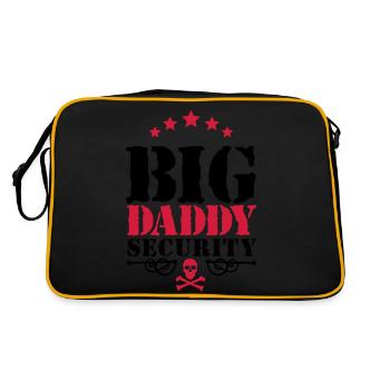 Big Daddy Security - Sac Retro - noir/or - Dos