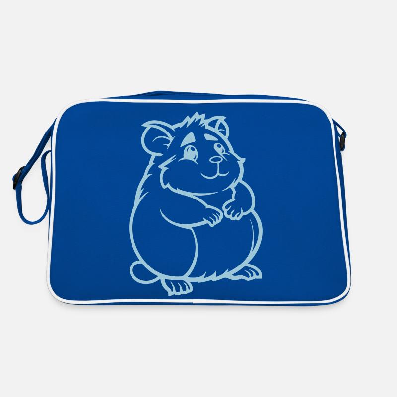 hamster comic tier Retro Tasche