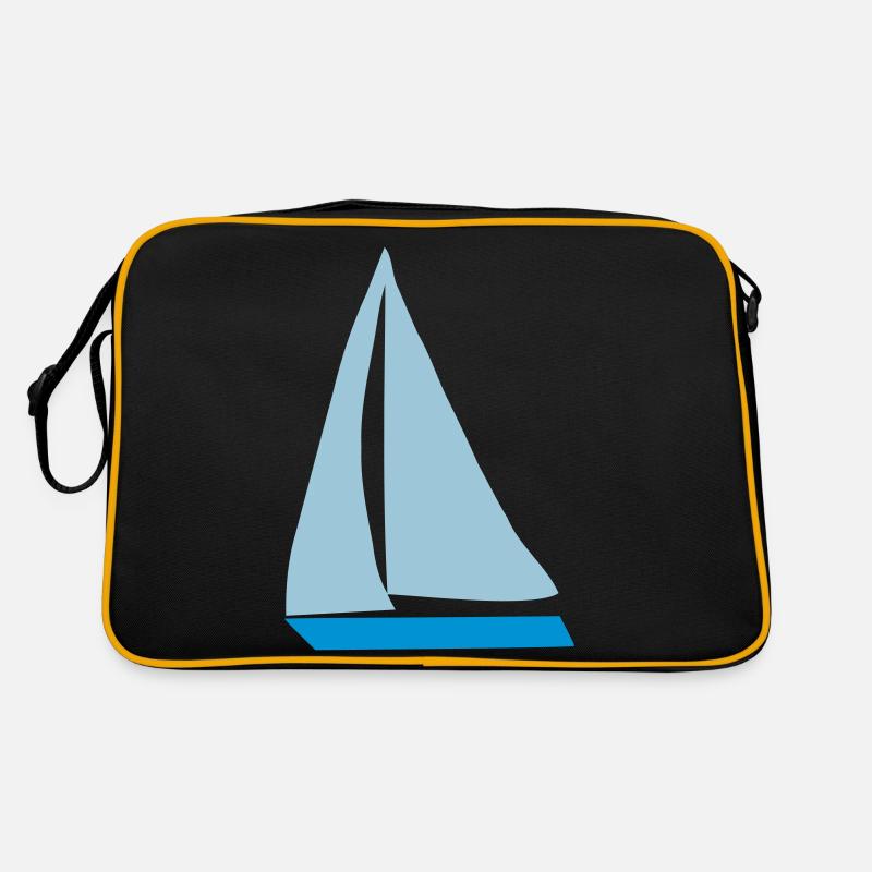 Segelboot Retro Tasche