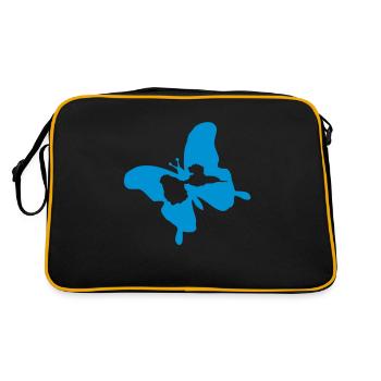 guadeloupe_papillon - Sac Retro - noir/or - Dos