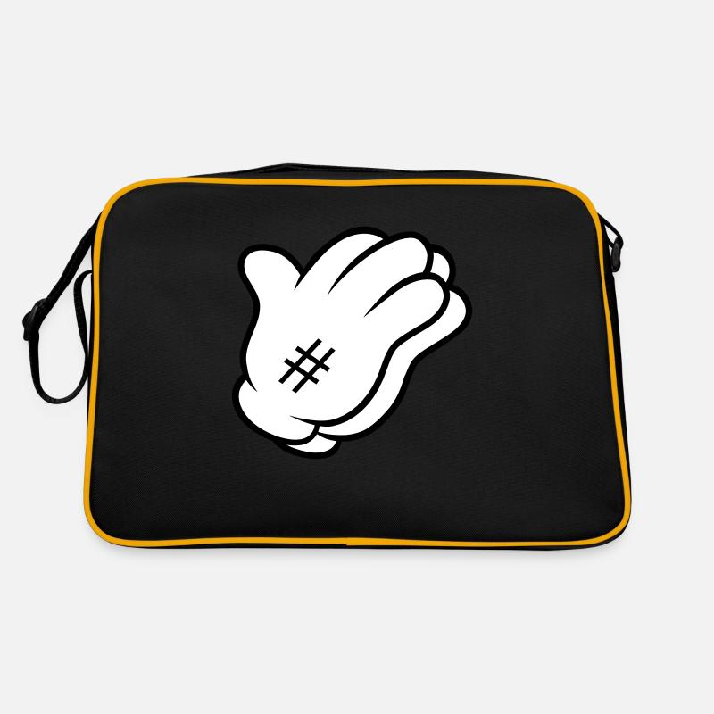 Comic Hand Pray Retro Tasche