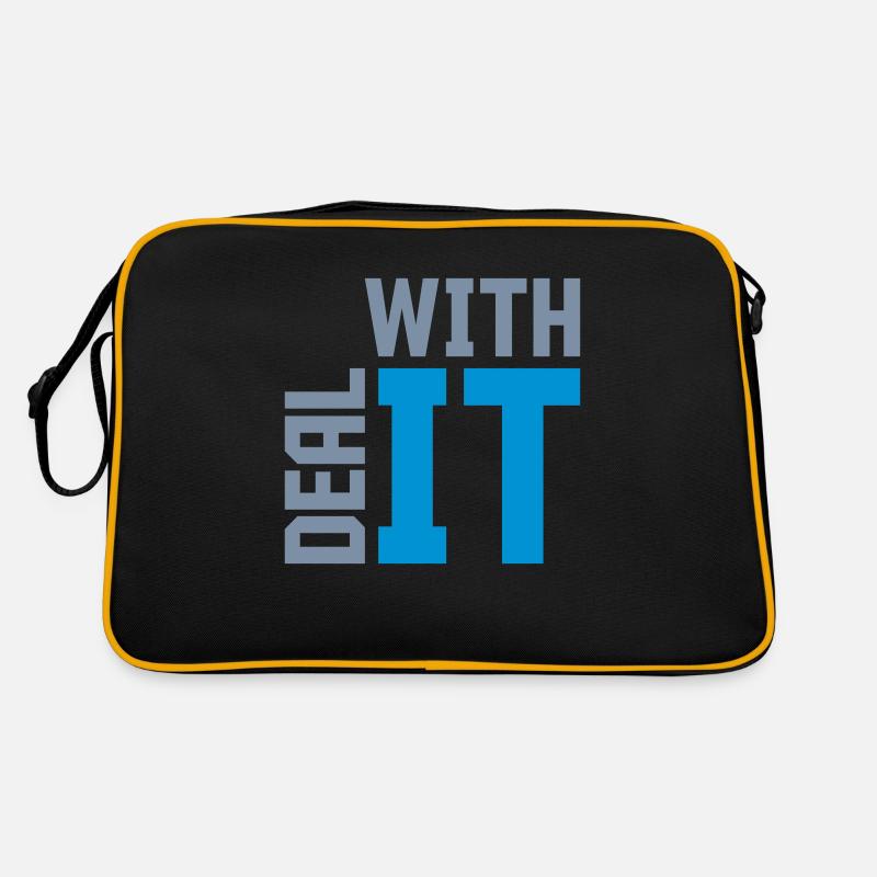 Quote Deal with it Retro Bag