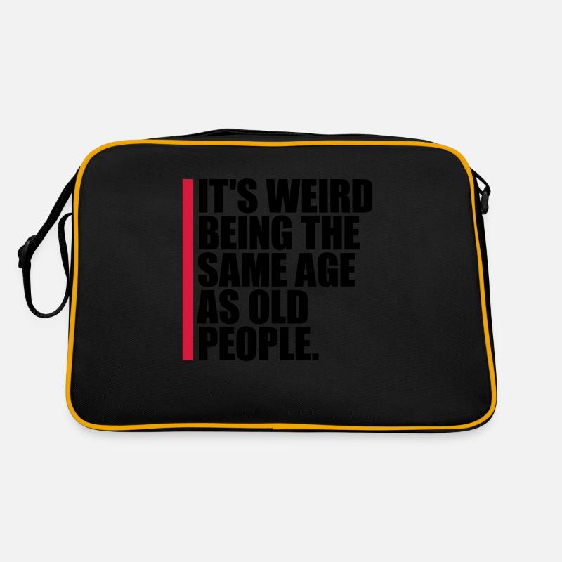 being old people age Retro Tasche