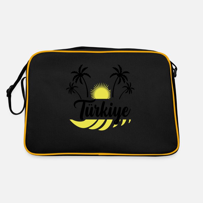türkiye - Retro Tasche - Schwarz/Gold