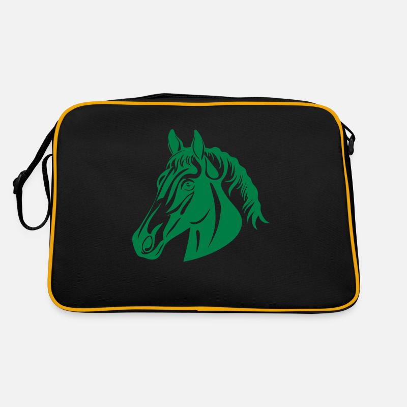 Silhouette de cheval Sac Retro