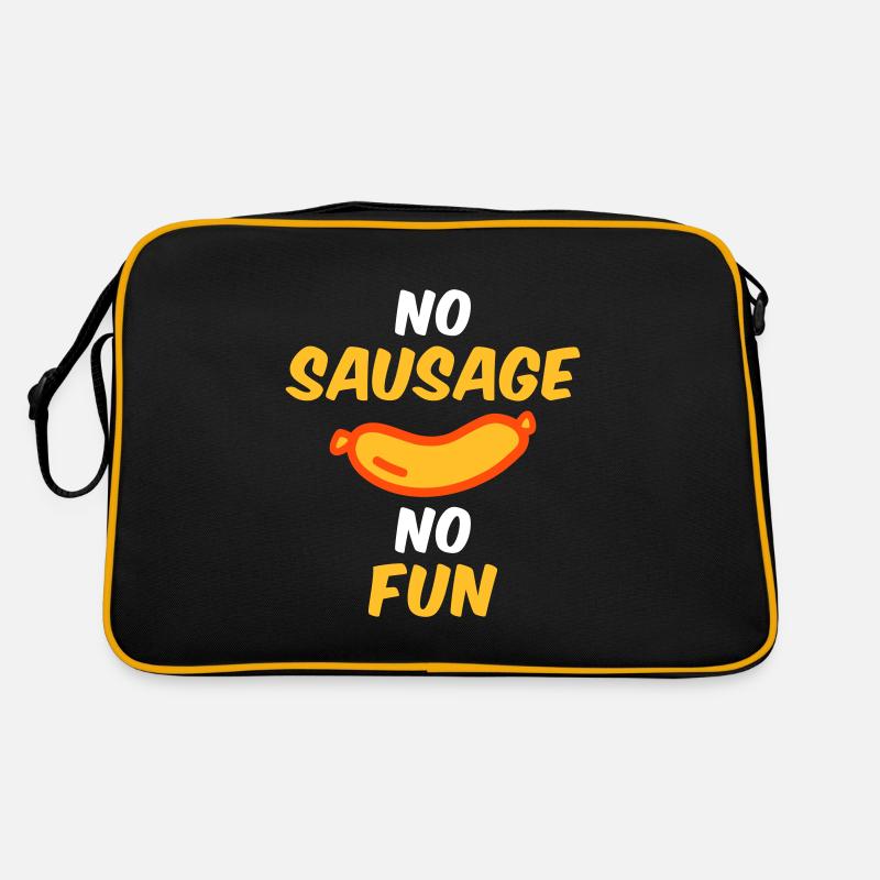 Pas de saucisse pas de plaisir Sac Retro