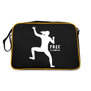 Free Climbing Design Woman - Retro Bag - black/gold - Back