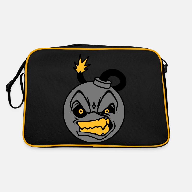 Angry Bomb Retro Tasche
