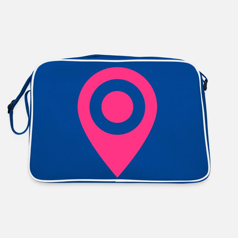 Map pointer Retro Tasche