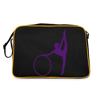 Rhythmic gymnastics - Retro Bag - black/gold - Back