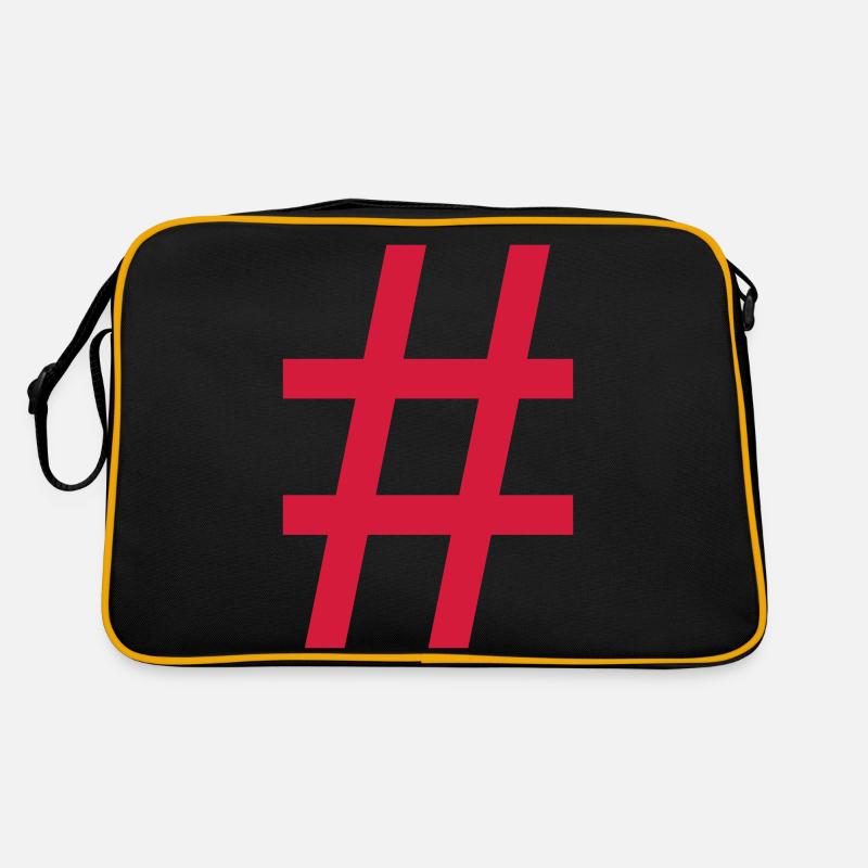 Hashtag Retro Tasche