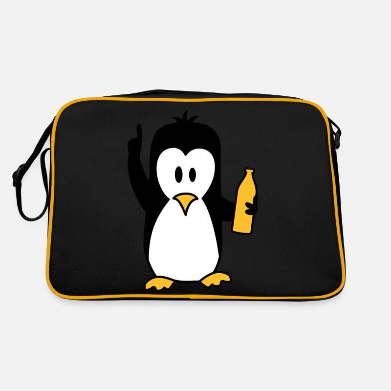 Ivre beuverie bière pingouin Sac Retro