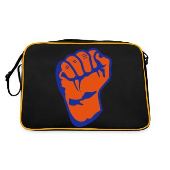 fist close lift - Retro Bag - black/gold - Back