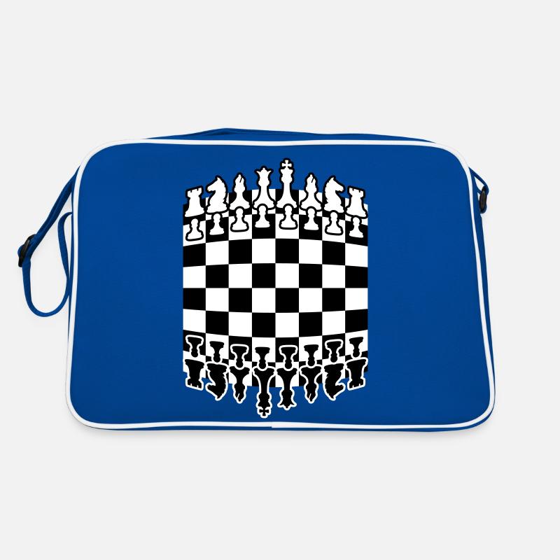 Chessboard Pattern Design Retro Bag