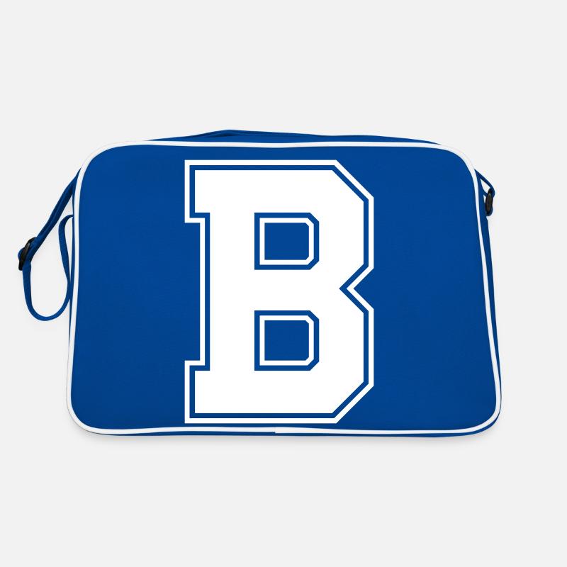 B Letter Retro Bag