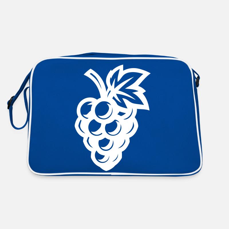 Grapes Symbol Grapes Retro Bag