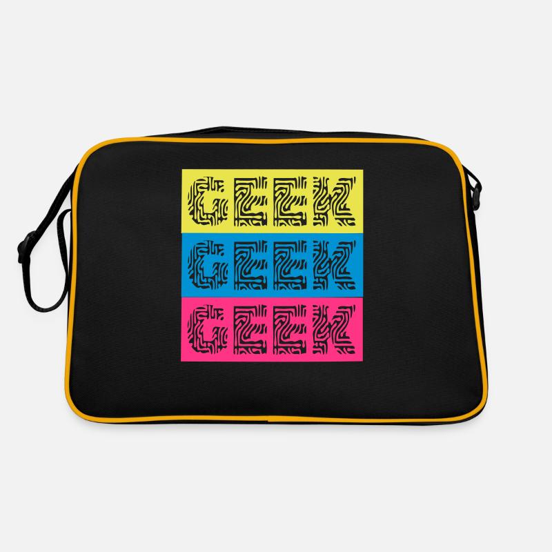geek - Retro Bag - black/gold