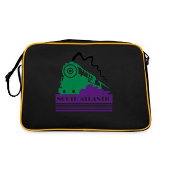 North Atlantic Art Deco Railway - Retro Bag - black/gold - Back