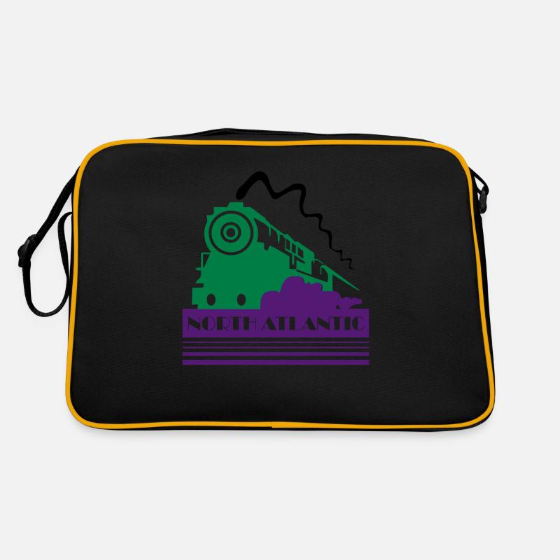 North Atlantic Art Deco Railway - Retro Bag - black/gold