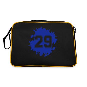 29 blobs - Retro Bag - black/gold - Back