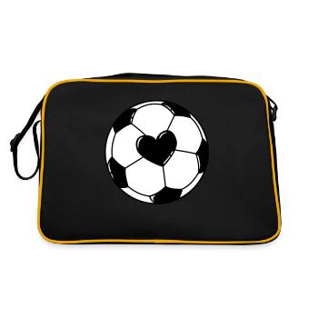 Love Football - Sac Retro - noir/or - Dos