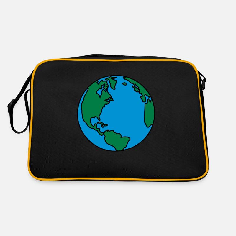 planet_erde_3c Retro Tasche