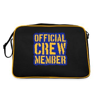 Official Crew Member Stamp - Sac Retro - noir/or - Dos