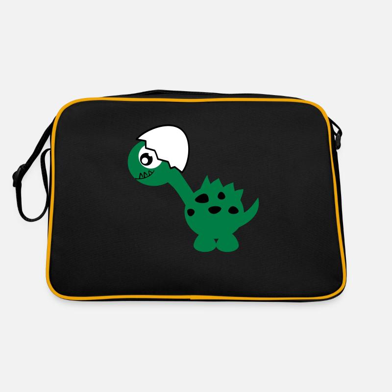 Dino - Monstamoons Retro Tasche