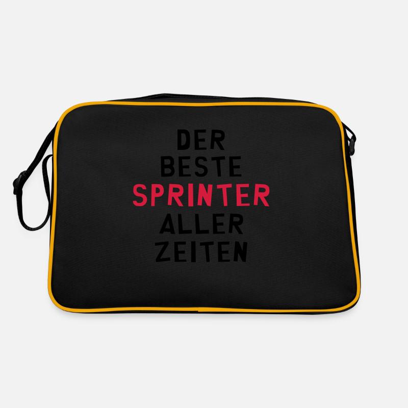 Leichtathletik / Sprint / Sprinter / Sprinterin Retro Tasche